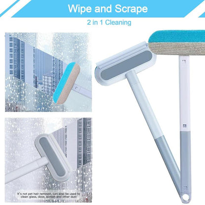 Black Friday Specials 4 in 1 Pet Hair Removal Tool Multi-Functional Reusable Washable Lint Cleaner for Dog Cat Hair Gentle on Furniture Effective on Carpets Clothing Bedding Pet Hair Remover with Extra Long Handle - Shedding Grooming Kit